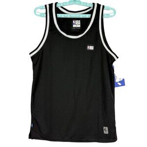 NBA Men's Black & White Tank Top Basketball Jersey Size Small‎ NWT